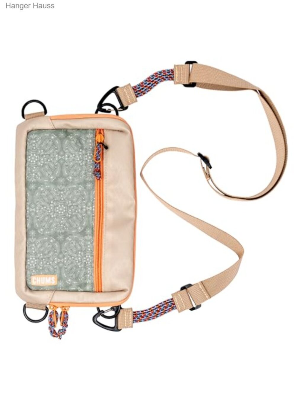 Chums Rover Crossbody Sling Bag Lightweight Hiking Travel Purse